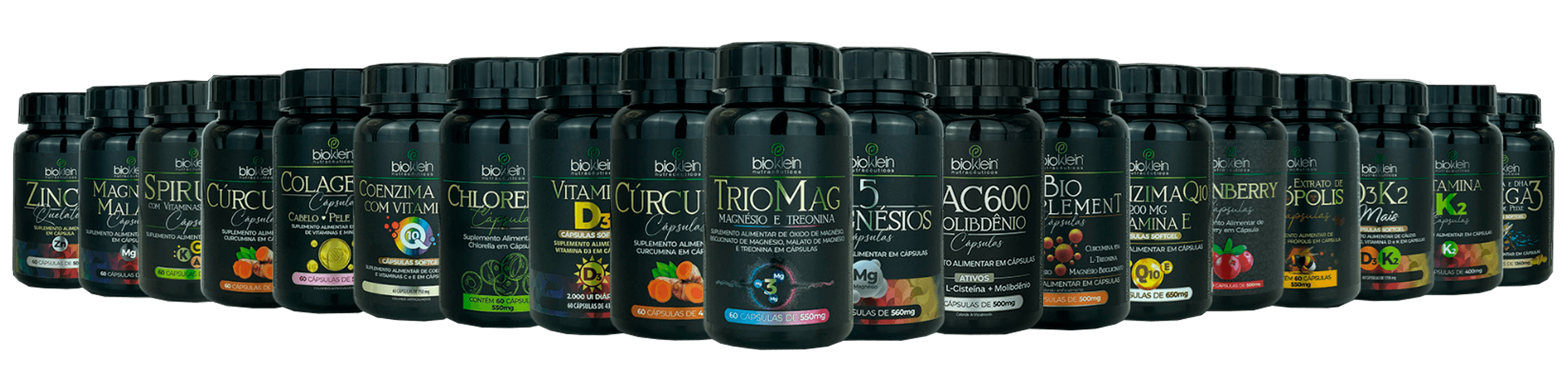 Linha Completa Bioklein Nutracêuticos